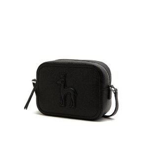 HAZZYS BAG [MIGHTY] 블랙 퍼피 엠보 카메라백 HIBA1E241BK