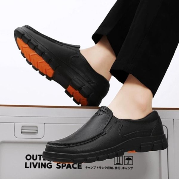 [옷자락] 남성 클래식 블랙 논슬립 아쿠아 물놀이 레인 슈즈