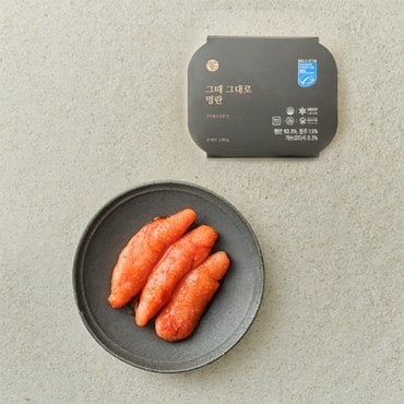  덕화푸드 덕화명란 그때 그대로 명란젓 100g 부드럽고 순한맛