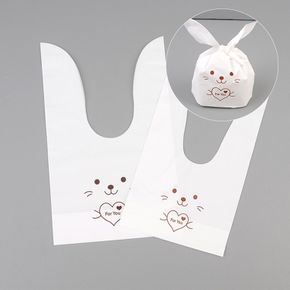 귀여운큐티래빗 화이트 토끼 포장 선물용 봉투 1P 캐릭터