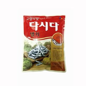 CJ백설 멸치다시다 1kg (WF15498)