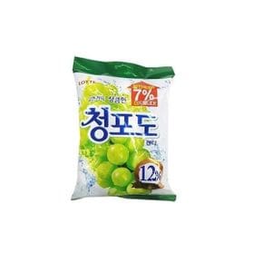 롯데 청포도 323g 간식 사탕 어린이간식 목캔디