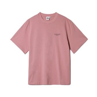 5252 BY O!Oi LAYERED LOGO T-SHIRT_INDI PINK