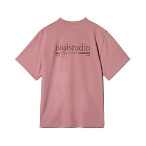 LAYERED LOGO T-SHIRT_INDI PINK