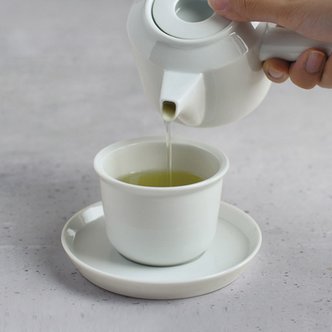 킨토 LT 컵＆소서(화이트) 160ml