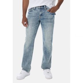 True Religion 트루 종교 진 Ricky - 스트레이트 레그 자갈 스퍼 페이드 8009896