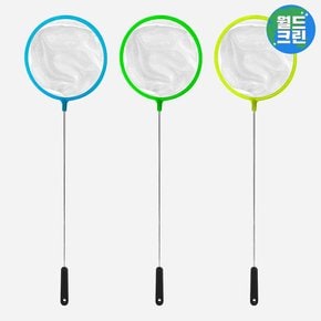 컬러풀 원형 미세망 뜰채 중 색상랜덤 3개 어항 수족관 물고기 열대어