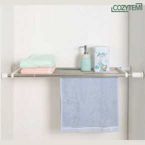컴팩트 멀티 압축 선반 (너비조절형) 수납선반 조립식 선반 틈새 옷장 창고선반