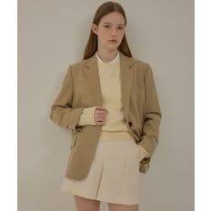 Basic two button jacket_Beige