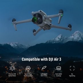 NEEWER 4팩 스냅온 HD 소프트 GND1 DJI 에어용 3 이펙트 필터 세트