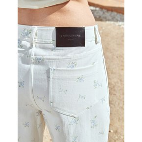 Yoko flower cotton pants