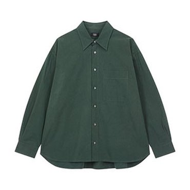 STUDIO TOMBOY [MEN] 와이드 포플린 셔츠 9153424911 GREEN