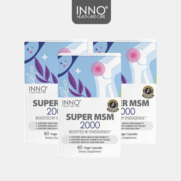 뉴질랜드 Inno Health 이노헬스 슈퍼 MSM 2000 60정 3팩