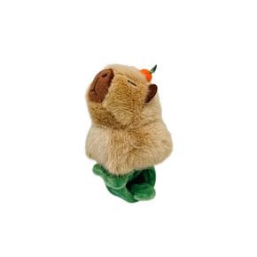 제주 카피바라 자동 손목 팔찌(악어) 23.5cm 기념품 요술 밴드 원터치 악세사리