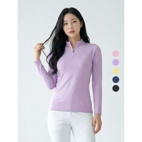 럭키비키 여성 하프집업 긴팔 티셔츠 W6ST21 _P421381931
