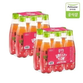 풀무원 브리지톡 피치블랙티제로 350ml X 12병