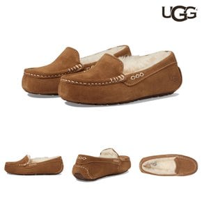 미국 어그 UGG 앤슬리 모카신 여성 털 로퍼 Chestnut II