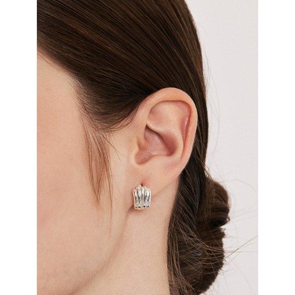 [~3/18 손거울 증정] venus volume metal one-touch earring