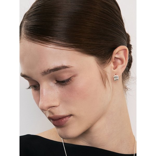 [~3/18 손거울 증정] venus volume metal one-touch earring