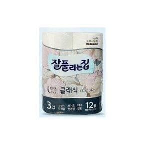 MY-HM 잘풀리는집 클래식12롤 화장지