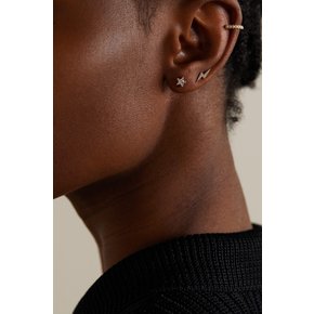 18k 로즈 골드 다이아몬드 이어링 5.5mm