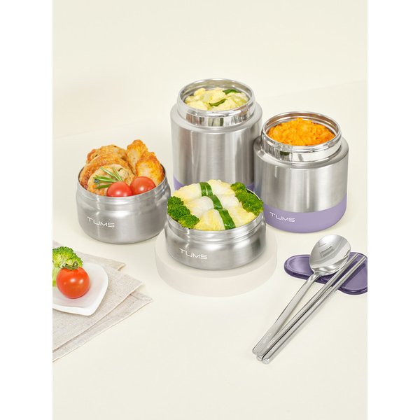 올 스텐 보온도시락 4P