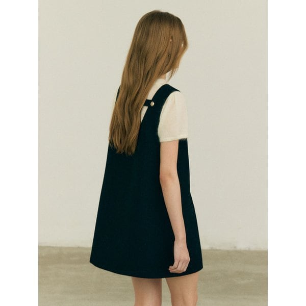 [단독] 트위드 미니 원피스 블랙