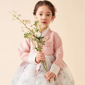 여울 여아 한복(4호)3세 4세 어린이 키즈 유아 나염 고급 한복세트 명절 조카 선물