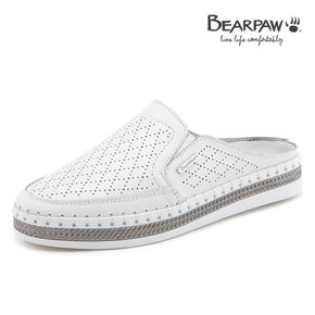 베어파우(BEARPAW) 여성 소가죽 뮬 CANOLA II K933084NA-W 화이트