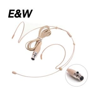 E&W 미니 XLR4핀 BX900 초슬림 호환 ENW-200 무선 헤드마이크 VTM-030