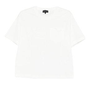 [해외배송] 엠포리오아르마니 체스트 포켓 박시 반팔 티셔츠 EW003867 AF10003U0006