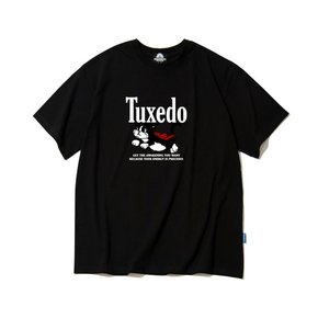 TUXEDO CAT GRAPHIC 티셔츠 - 블랙