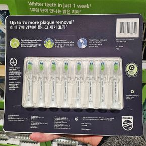 코스트코 필립스 전동 칫솔모 옵티멀화이트 8개입 플라그 제거 소닉케어 교체용 칫솔모 전동칫솔