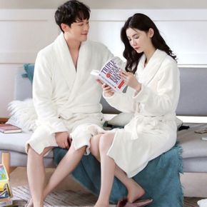 겨울 극세사 샤워가운 목욕가운 잠옷가운