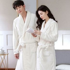겨울 극세사 샤워가운 목욕가운 잠옷가운