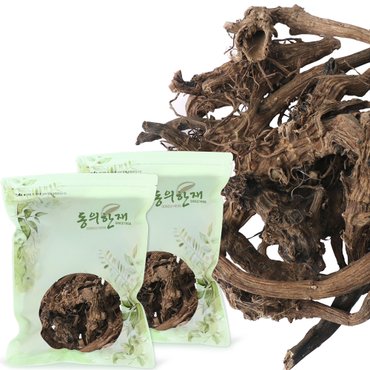 동의한재 자연산 국산 세척 햇 머위뿌리 300g x 2개