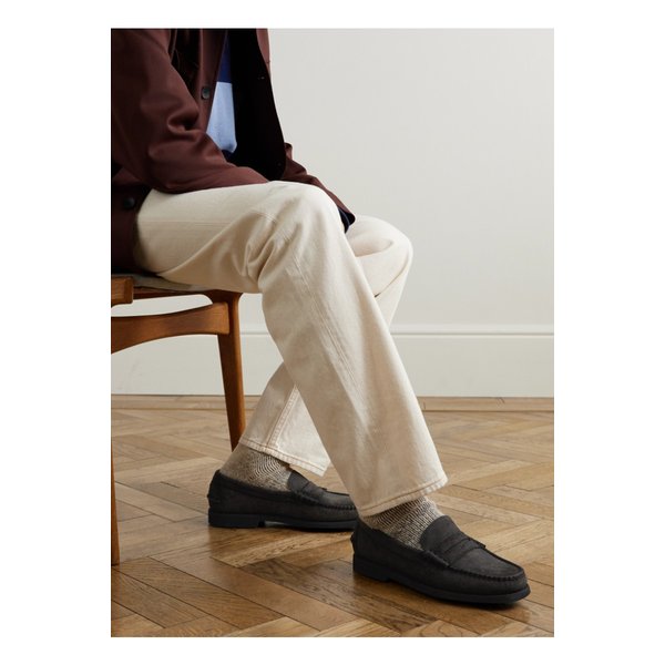 댄 스웨이드 페니 로퍼 브라운 46376663162899223