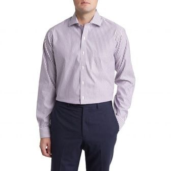 이스퀘어 4272347 Brooks Brothers Regular Fit Stripe Non-Iron Stretch Supima Cotton Button-Up Shirt