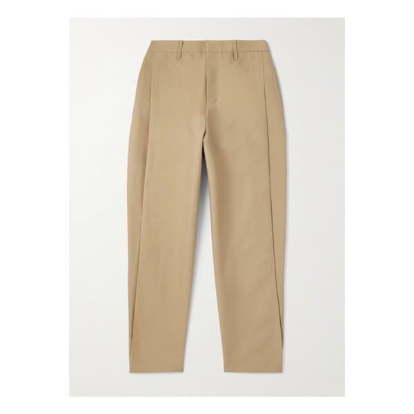 아모멘토 테이퍼드 플리츠 코튼 팬츠 46376663162899445