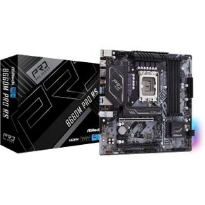 미국 애즈락 메인보드 ASRock 마더보드 B660M Pro RS Intel B660 Series CPU LGA1700 Compatible