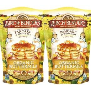 Birch Benders 버치벤더스 팬케이크 와플 믹스 O 버터밀크 454g 2팩