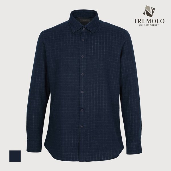 체크패턴 코튼100 셔츠_TRNNL3F8541