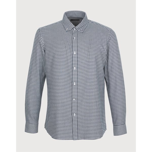 체크패턴 코튼100 셔츠_TRNNL3F8541