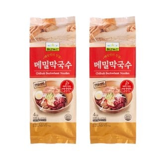 칠갑농산 유한회사 면발장인 메밀막국수 600g x 2개 (8인분)