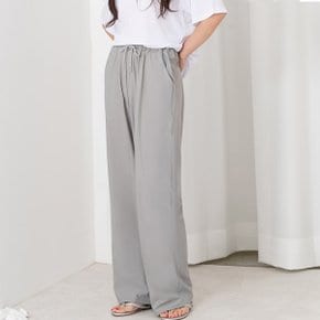 여성 팬츠 LDM486 여자 밴딩 와이드 바지_P325525175
