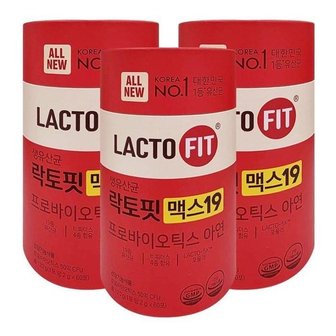  [종근당건강] 락토핏 맥스 19 2g x 60포 3개 VKS