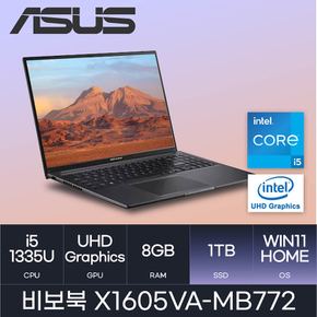 비보북 X1605VA-MB772 (WIN11HOME/SSD 1TB/RAM 8GB) HMC