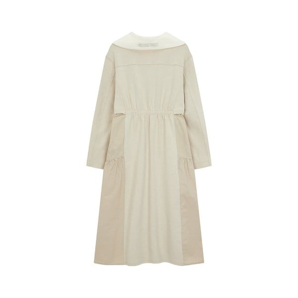 [부산점] [지컷] 자수 카라 우븐 믹스 원피스 7254137107