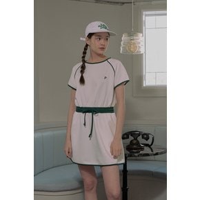 RAGLAN TENNIS DRESS_White