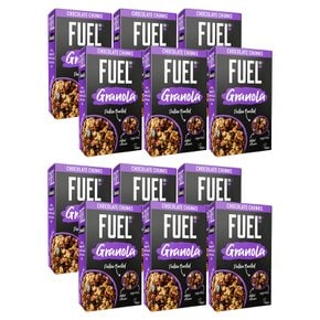 영국 FUEL10K 부스티드 프로틴 그래놀라 시리얼 초콜릿 400g 12팩